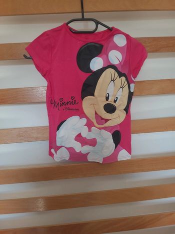 Tee shirt manches courtes 8 ans Minnie Disneyland