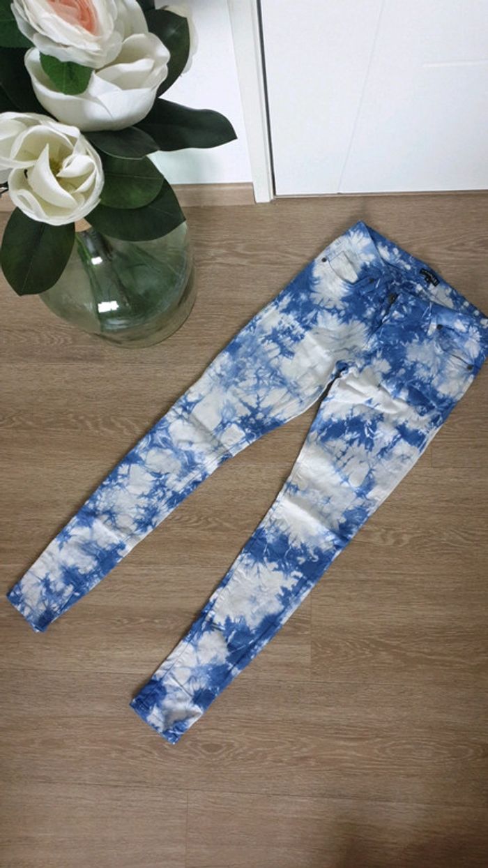 Jean effet tie and dye
