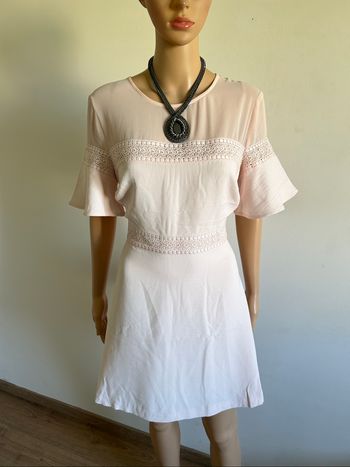 Robe rose claire neuve à manches courtes Morgan taille 42 (valeur 85€)