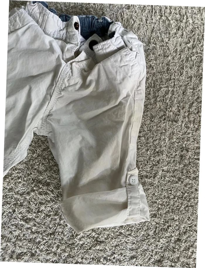 Pantalon blanc taille 18 mois marque Tex - photo numéro 5