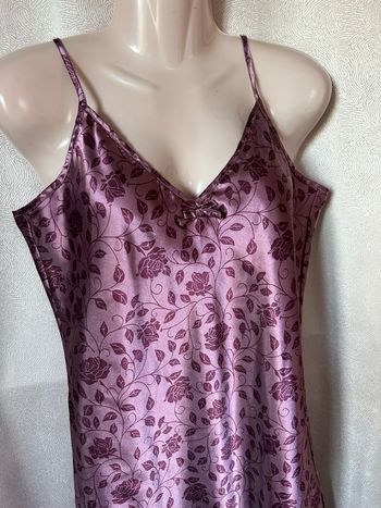 Nuisette lilas fleuri taille 40