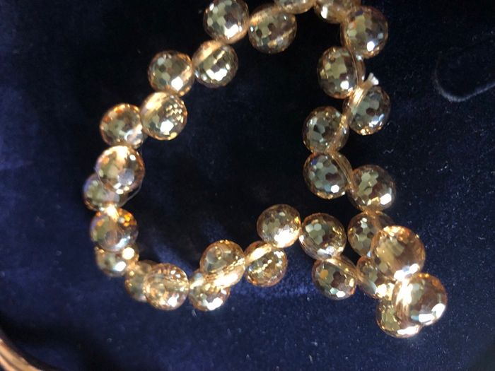 Parure  collier Agatha bague coussin - photo numéro 10