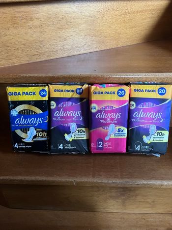 Lot serviettes Always