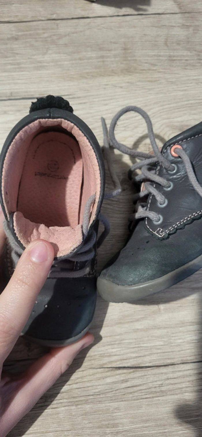 Chaussures fille taille 23 cuir verbaudet - photo numéro 3