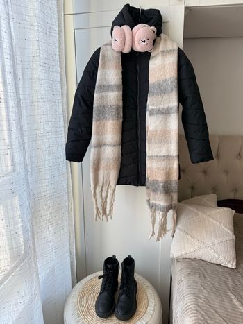Manteau et écharpe pour fille 
