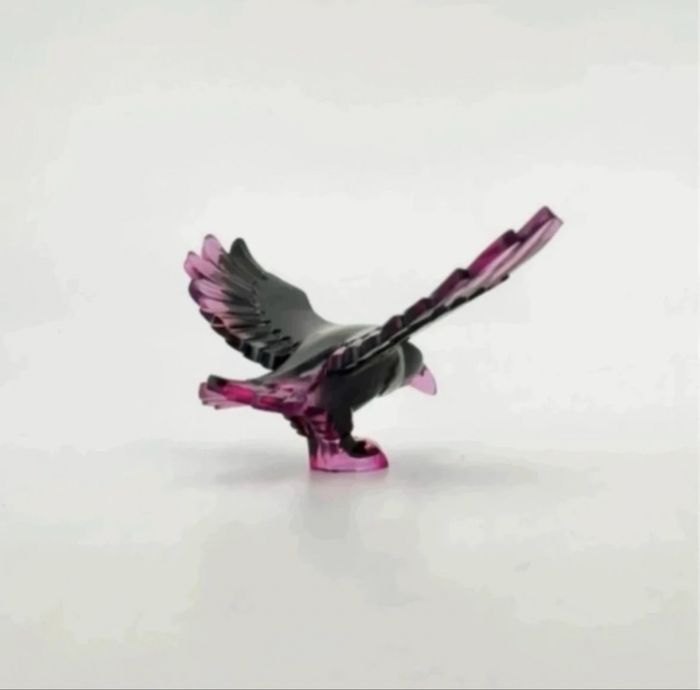 Lego Animaux Dreamzzz : Corbeau Noir et Rose Translucide aux ailes déployées - NEUF - photo numéro 5