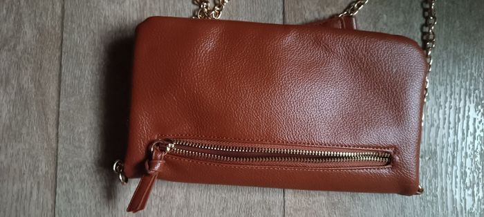 Pochette marron et doré - photo numéro 5