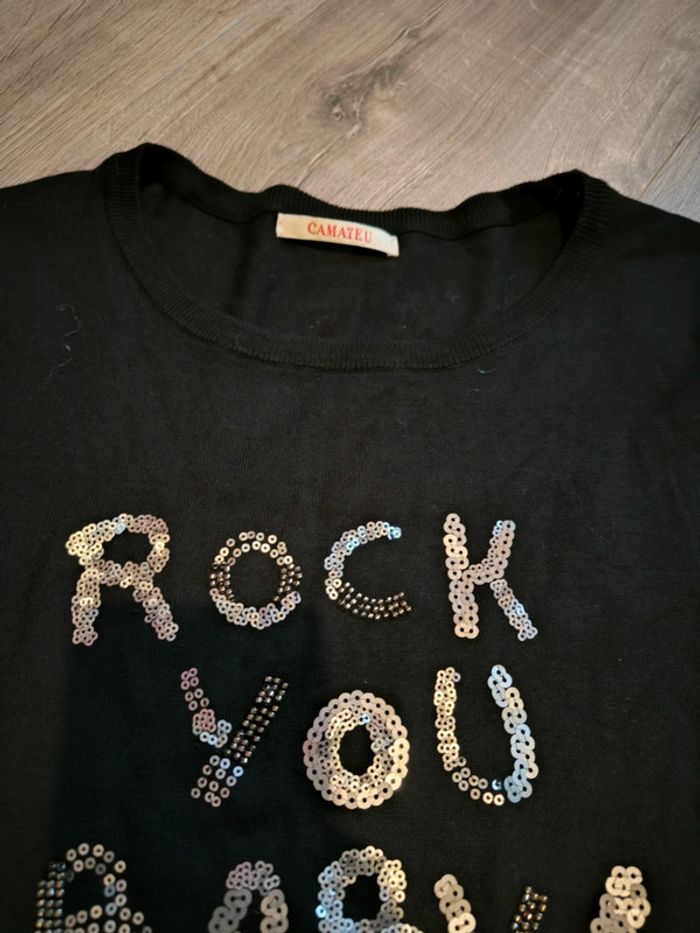 Pull rock you baby paillettes - photo numéro 3