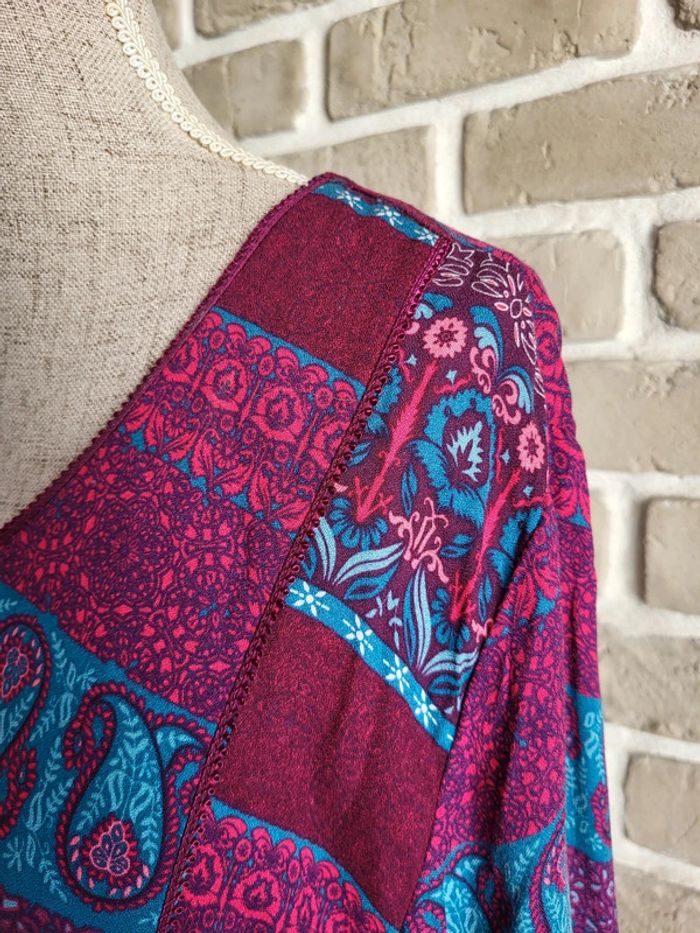 Robe imprimée ethnique Hippie chic- Coline - photo numéro 3