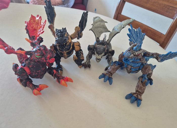 Gros lot megablock mega blocks 9879 Vorgan ice fang + 6 dragons - photo numéro 2