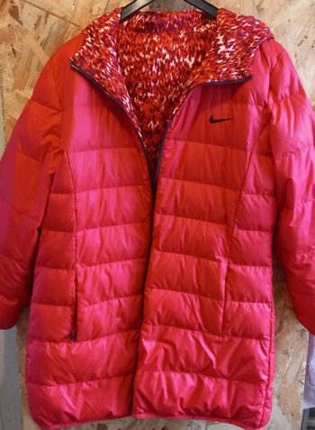 Doudoune Femme Nike Réversible à Capuche Taille XL