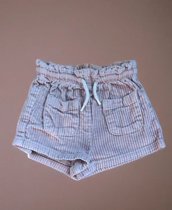 Short velours rose Kiabi