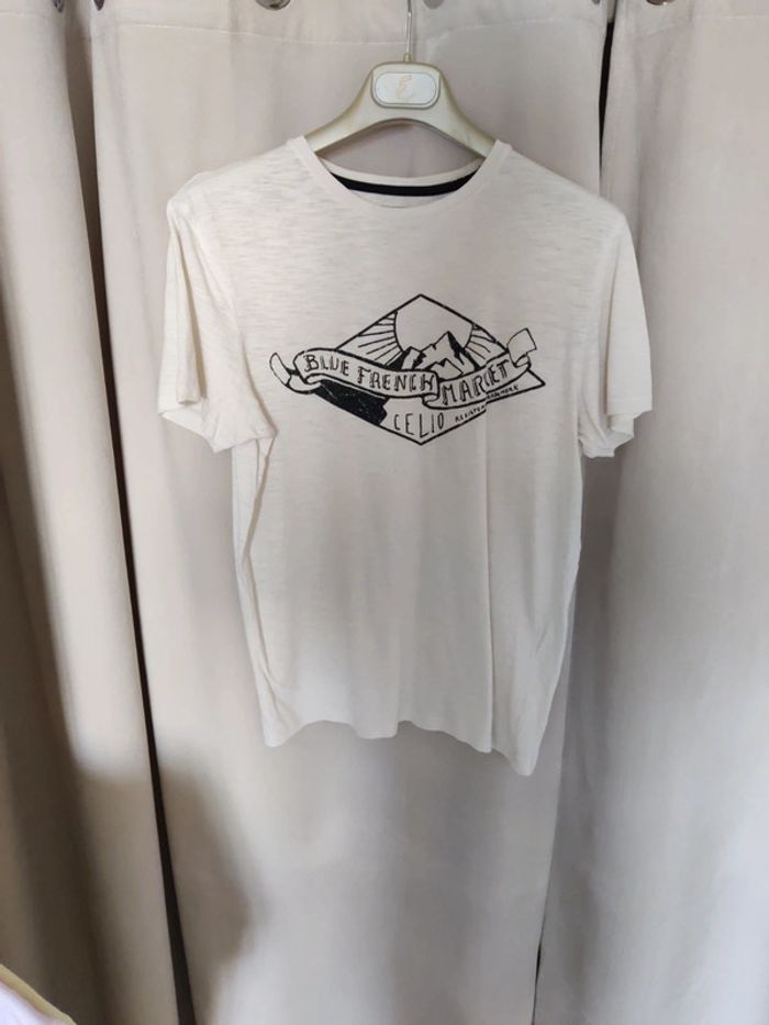 Tee shirts creme - photo numéro 2