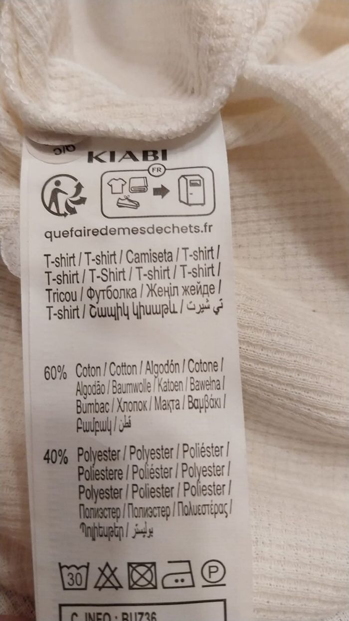 Tee-shirt homme T.6XL Kiabi - photo numéro 5