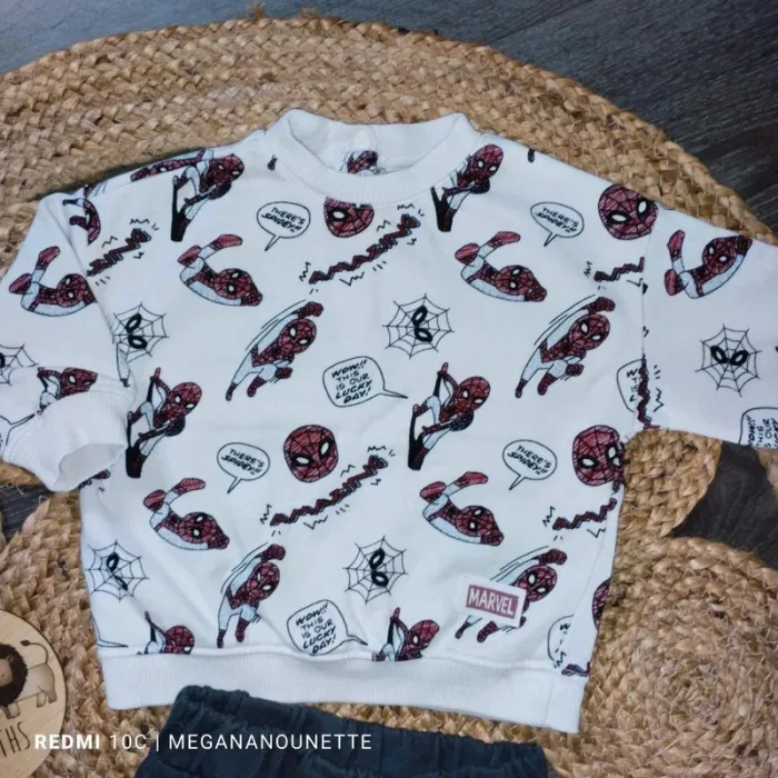 👶 Ensemble bébé Spiderman – Taille 9 mois / 71 cm - photo numéro 3