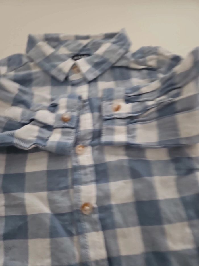 Chemise bébé à carreaux - photo numéro 4