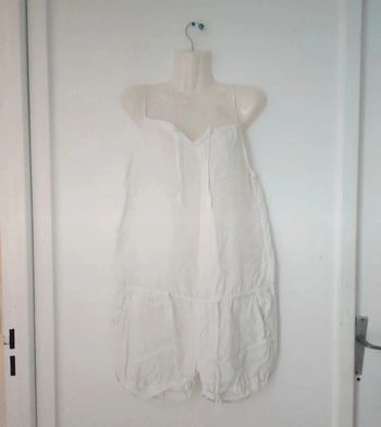 Combishort en lin femme