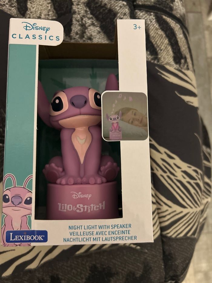 Veilleuse avec enceinte Lilo et Stitch de Disney, état neuf