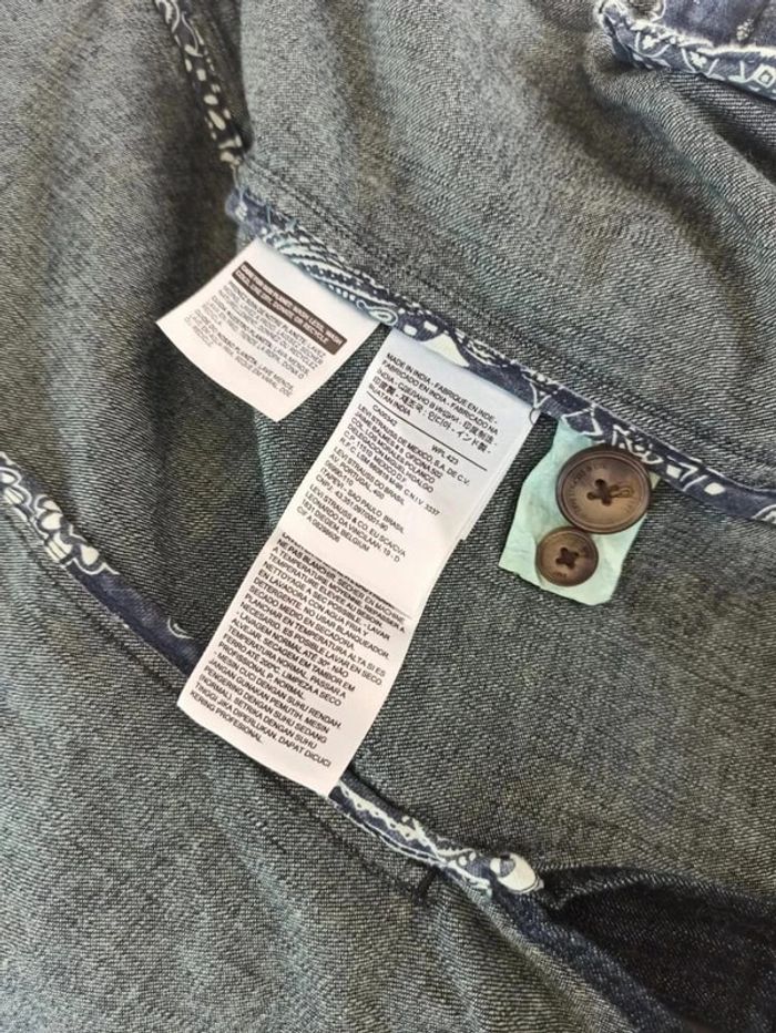 Veste blazer jean Levi's M - photo numéro 8