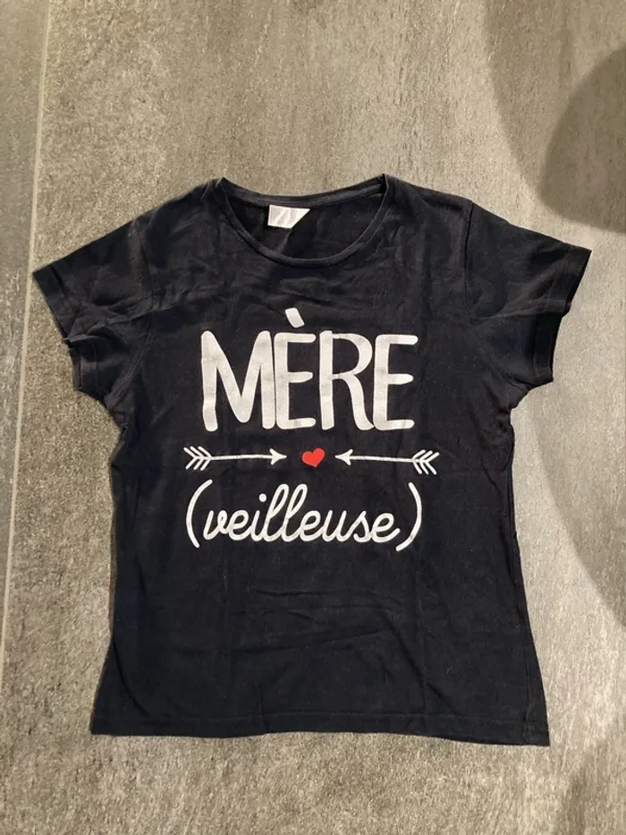 Tee-shirt message pour femme
