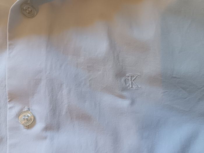 Chemise Calvin Klein Jeans blanche - Slim Fit - Taille M - photo numéro 4