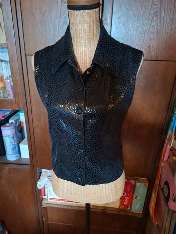 Chemise sans manches top  influence de nafnaf vintage taille 1