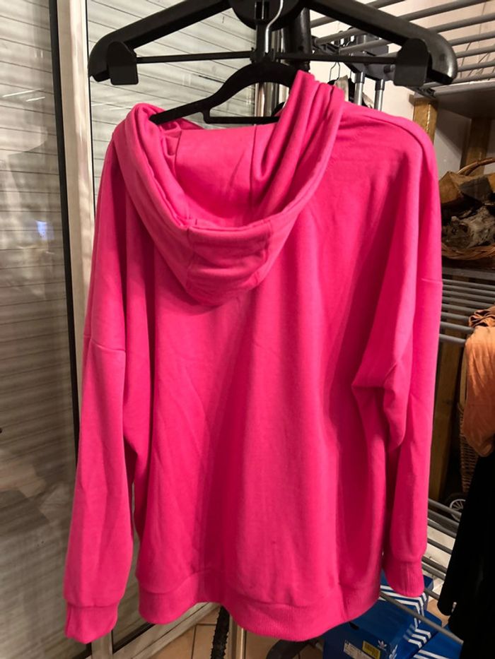 Sweat-shirt à capuche fuschia Night Addict - photo numéro 2
