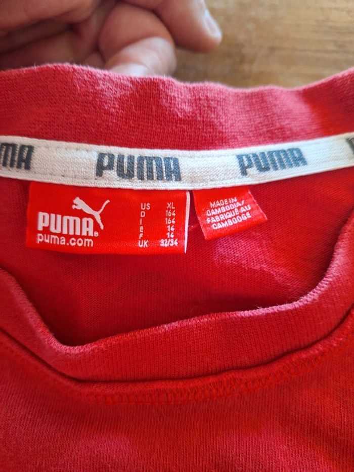 Tee-shirt manche longue puma 14 ans - photo numéro 4