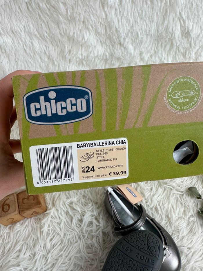 Paire de ballerine Chicco coloris bronze taille 24 - photo numéro 6