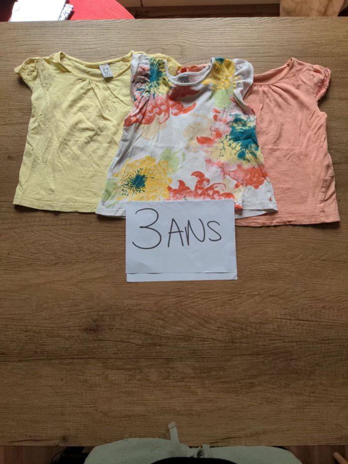 Lot 3 t shirts Zara 3ans bon etat