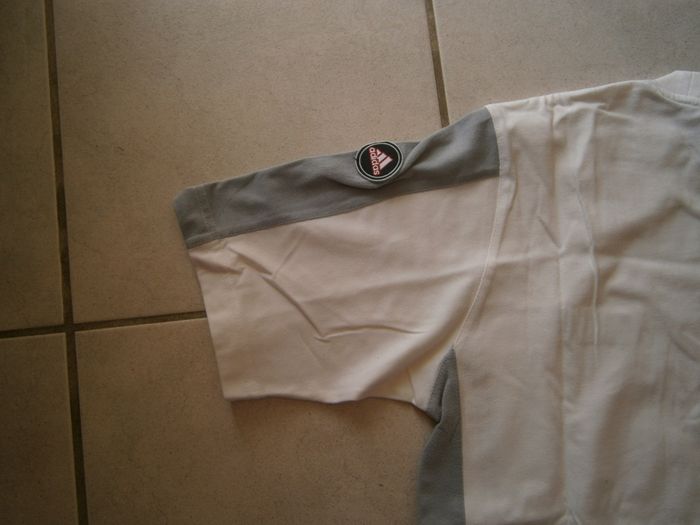 Tee-shirt MC blanc ADIDAS Taille M - photo numéro 8