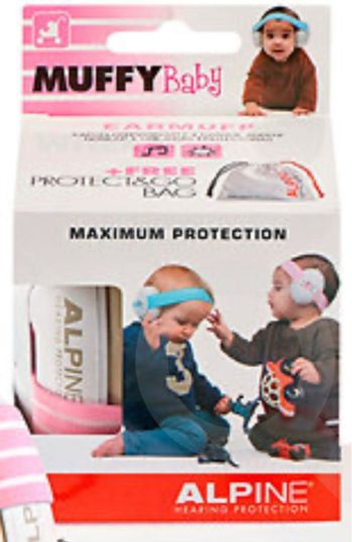 Deux casques protection ouïe bébé Alpine Muffy