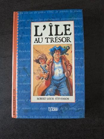 Livre L'île au trésor de Robert Louis Stevenson en bon état