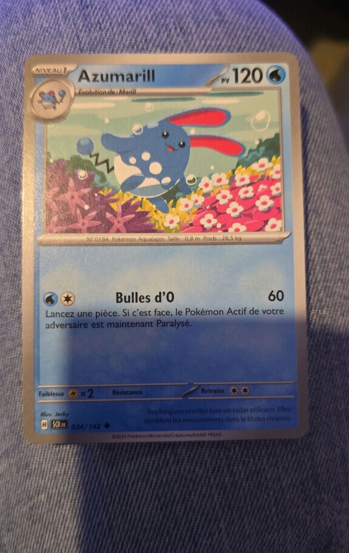 Carte pokemon azumarill 2024