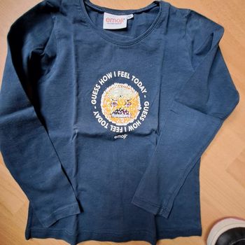 Tee-shirt manches longues 5ans #emoji