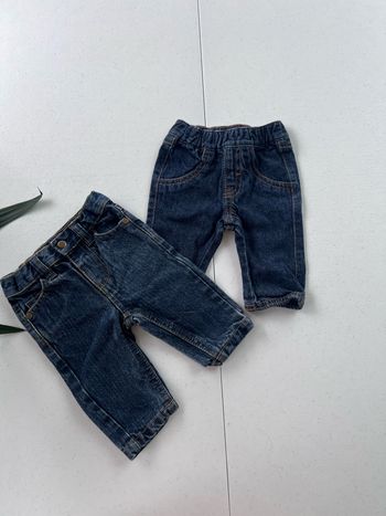 Lot de deux jeans influx/ Kiabi  Taille 3 mois   Très bon état