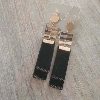 Boucles d'oreilles velours