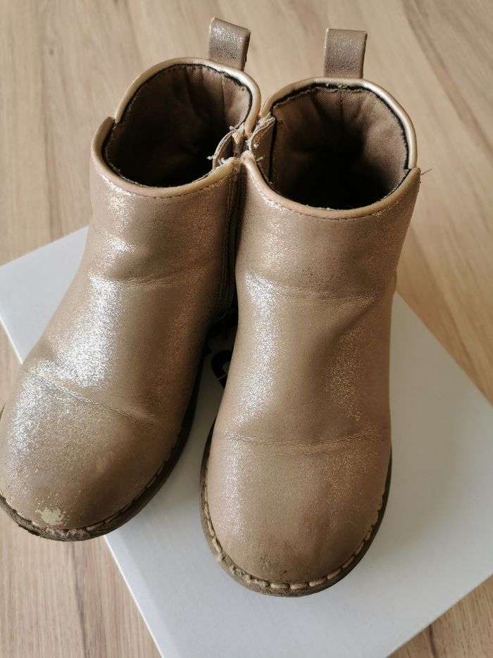 Bottines doré
