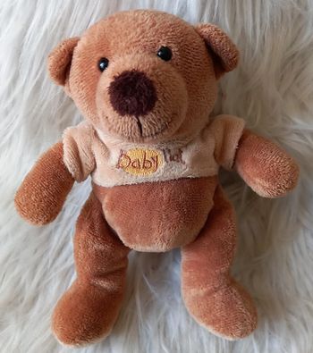 Doudou peluche ours brun - Baby Nat