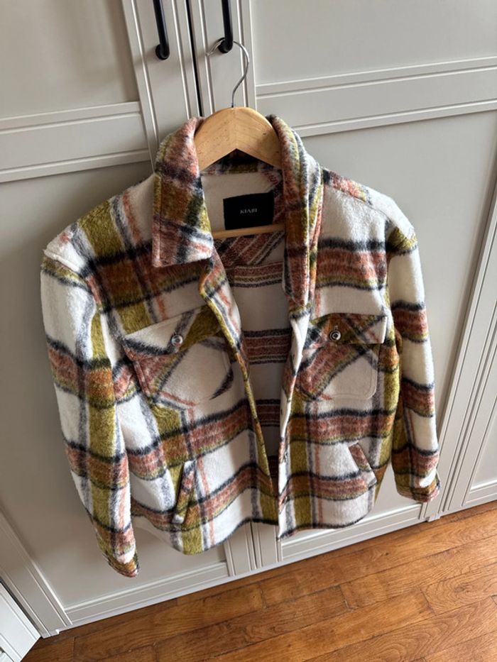 Veste épaisse à carreaux