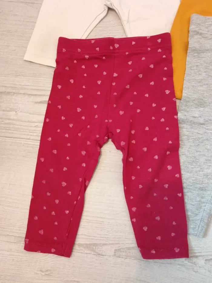 Lot de 4 legging 12 mois - photo numéro 2
