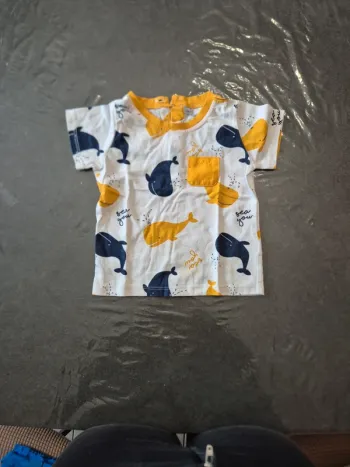 T-shirt baleine été