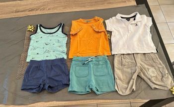 Gros lot vêtements garçon  été 6 mois 