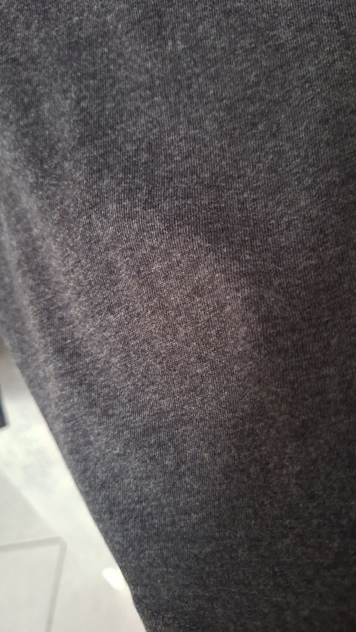 Tee-shirt manches longues gris foncé imprimé - photo numéro 5