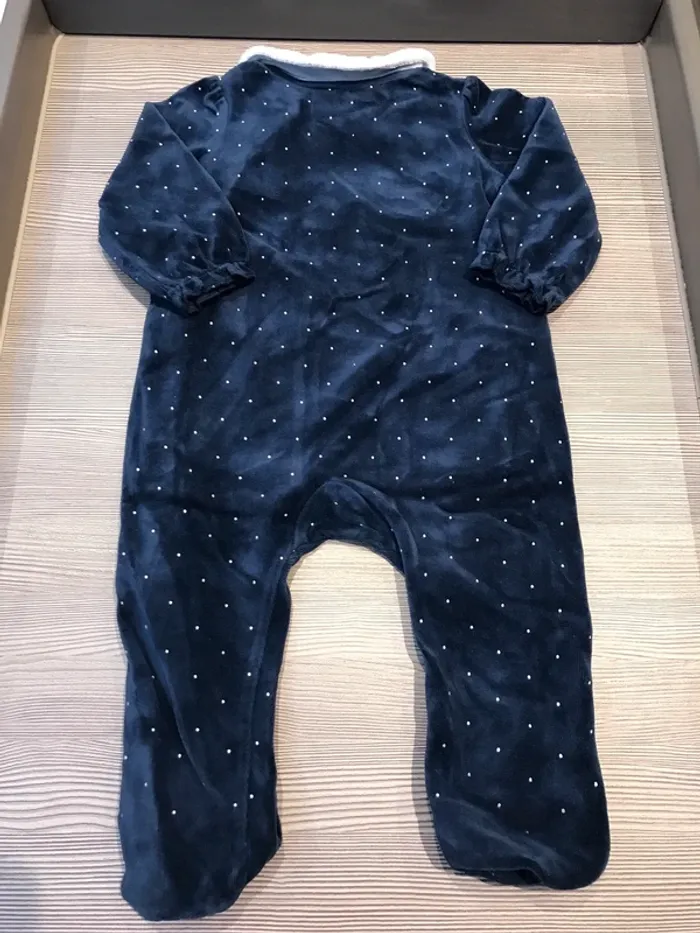 Pyjama Noël marine avec col fourrure Sergent Major 18 mois 🌸 - photo numéro 9