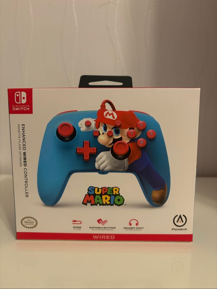 Manette filaire optimisée Nintendo Switch PowerA Super Mario - photo numéro 8