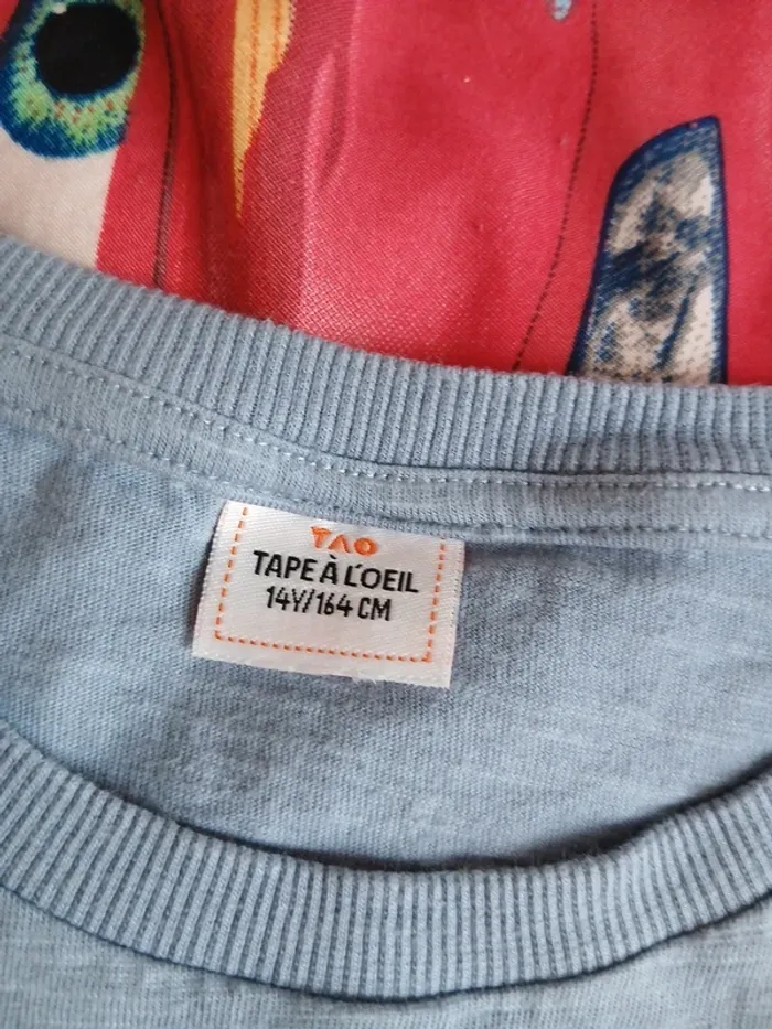 Lots de 3 tee-shirts Tape à l'œil taille 14 ans - photo numéro 8