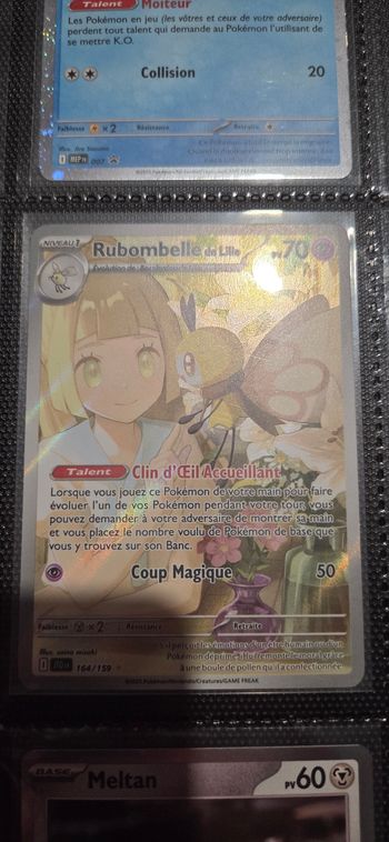 Carte Pokémon Rubombelle de Lilie 164/159