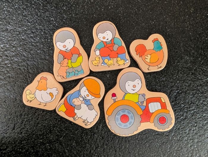 Lot de 6 aimants T'choupi - photo numéro 4