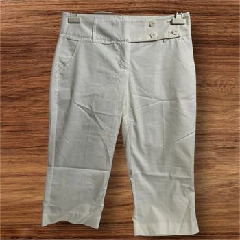 Pantacourt blanc, Kiabi - 40/L